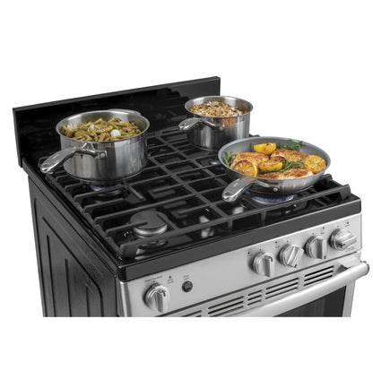 GE® 24" Steam Clean Free-Standing/Slide-in Gas Range