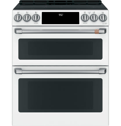 Café™ 30" Smart Slide-In, Front-Control, Induction and Convection Double-Oven Range