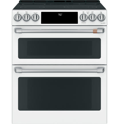 Café™ 30" Smart Slide-In, Front-Control, Radiant and Convection Double-Oven Range