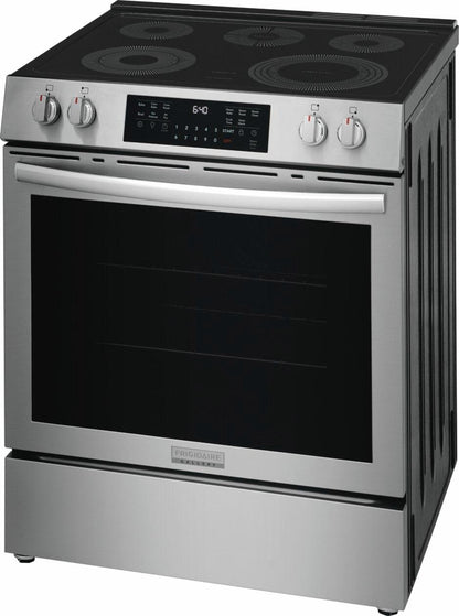 30" Front Control Electric Range with Total Convection