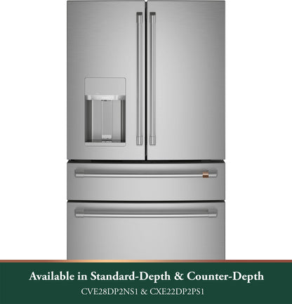 Café™ ENERGY STAR® 27.8 Cu. Ft. Smart 4-Door French-Door Refrigerator