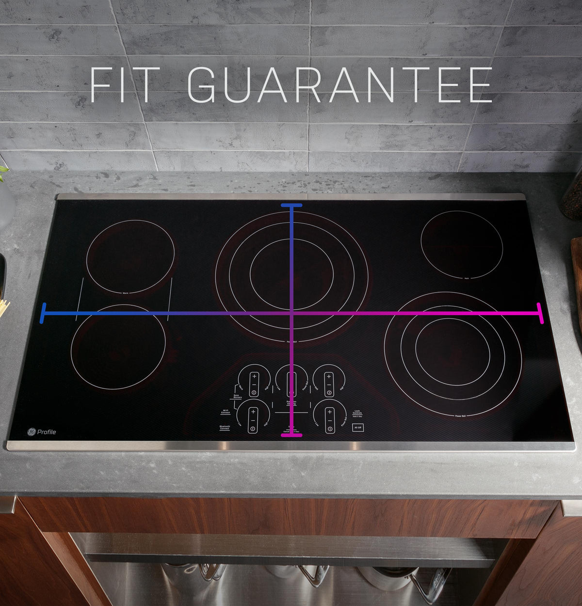GE Profile™ ENERGY STAR® 36" Built-In Touch Control Induction Cooktop