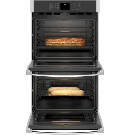 GE® 30" Smart Built-In Self-Clean Double Wall Oven with Never-Scrub Racks