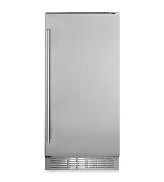 Silhouette 15" Built-in Under Counter Ice Maker In Stainless Steel