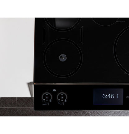 GE Profile™ 30" Smart Slide-In Front-Control Induction Fingerprint Resistant Range with In Oven Camera
