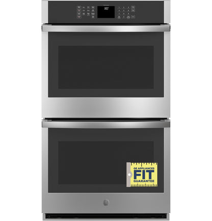GE® 30" Smart Built-In Self-Clean Double Wall Oven with Never-Scrub Racks