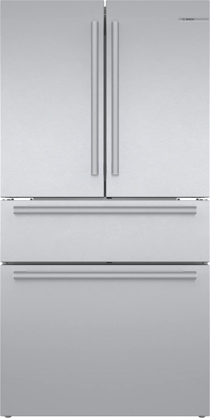 800 Series French Door Bottom Mount Refrigerator 36" Stainless steel (with anti-fingerprint)