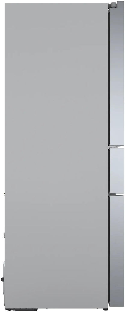 800 Series French Door Bottom Mount Refrigerator 36" Stainless steel (with anti-fingerprint)