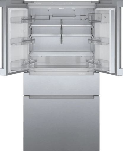 800 Series French Door Bottom Mount Refrigerator 36" Stainless steel (with anti-fingerprint)