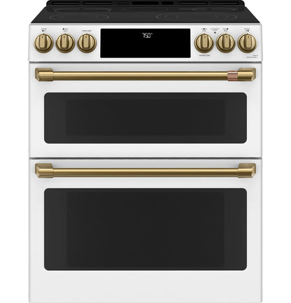 Café™ 30" Smart Slide-In, Front-Control, Radiant and Convection Double-Oven Range